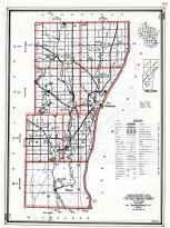 Ozaukee County Map, Wisconsin State Atlas 1959